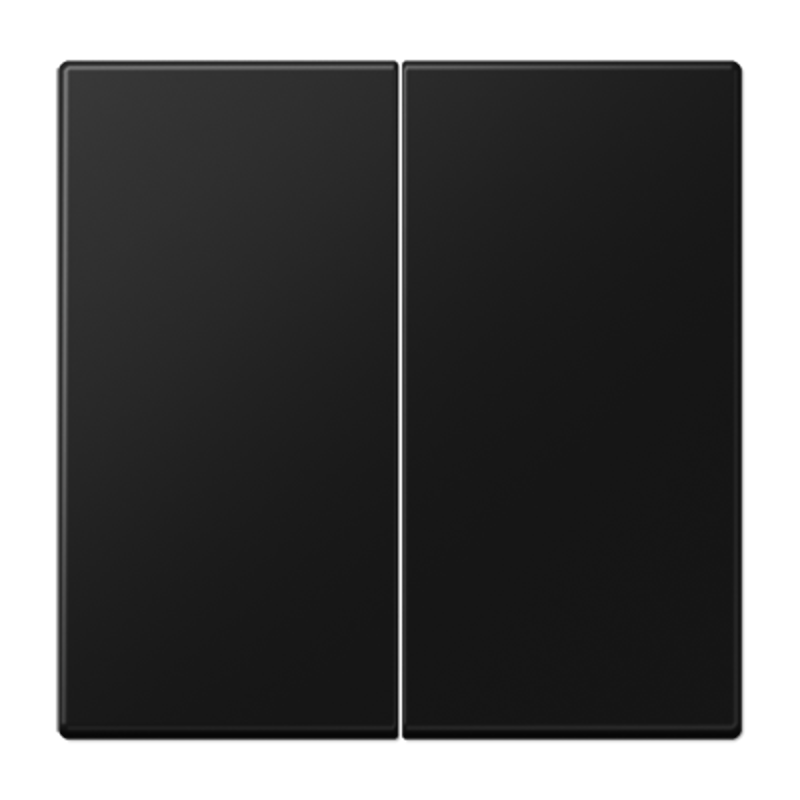 Центральная плата 2 группы стандарт; дюропласт; черный матовый