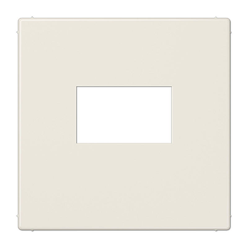 Плата для USB-зарядных устройств без видимого винта; термопласт; слоновая кость