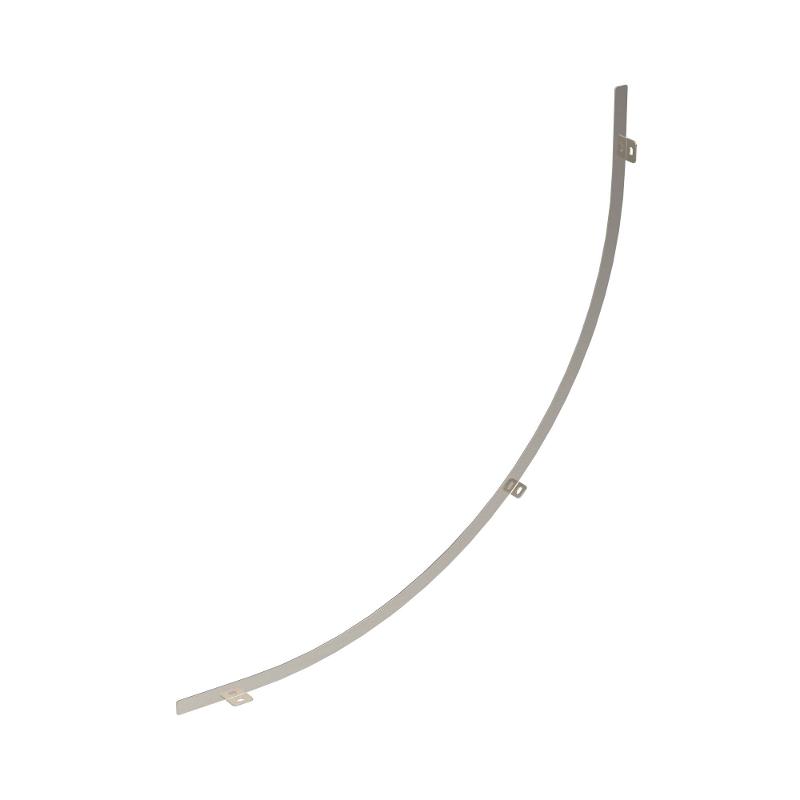 Перегородка SEP для вертикального внутреннего угла 90° H100, R300, цинк-ламель, в компл. с креп. эл.