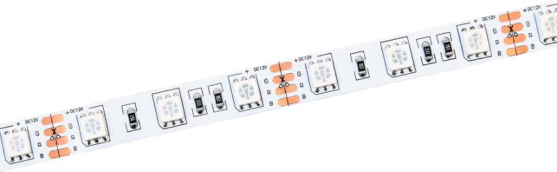 Лента светодиодная 5м LSR-5050RGB60-14,4-IP20-12В