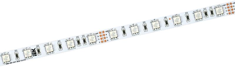 Лента светодиодная  5м LSR-5050RGB60-14,4-IP20-24В