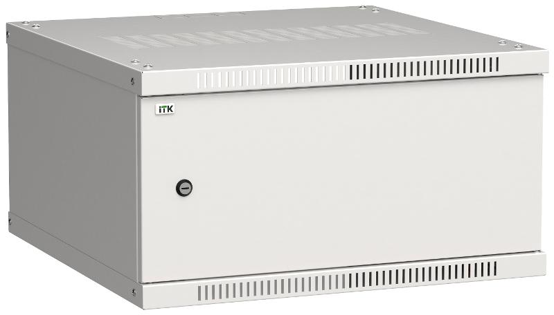 Шкаф LINEA WE 6U 600x600мм дверь металл серый