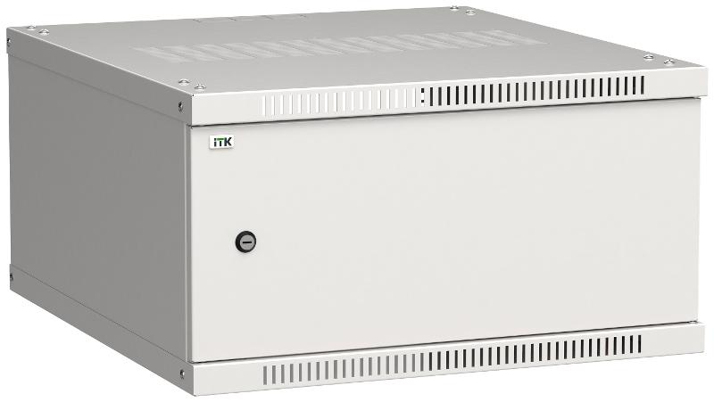 Шкаф LINEA WE 6U 600x650мм дверь металл серый