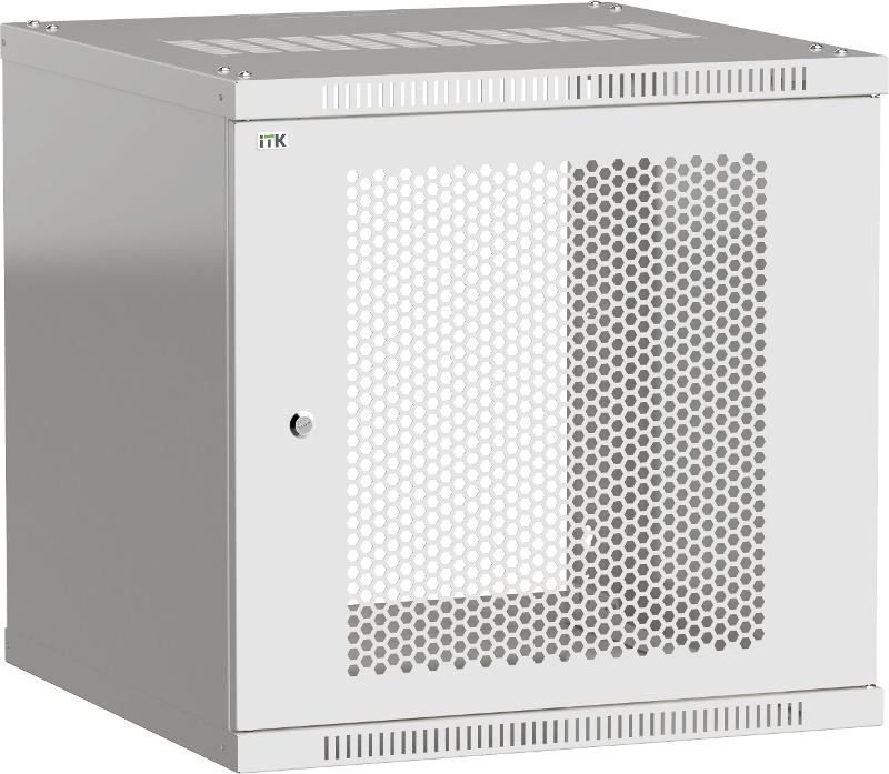 Шкаф LINEA WE 12U 600x650мм дверь перфорированная серый