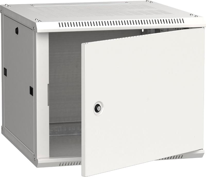 Шкаф LINEA W 9U 600x600 мм дверь металл, RAL7035