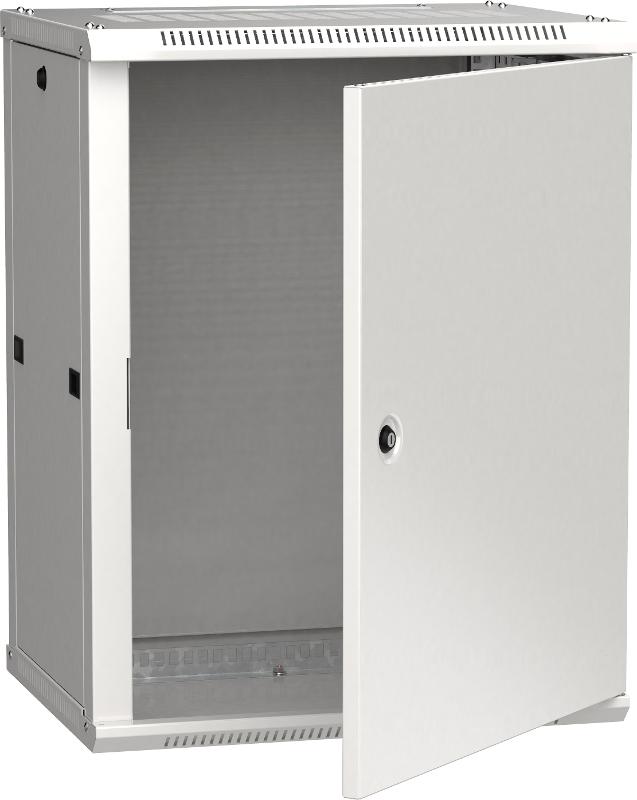 Шкаф LINEA W 15U 600x450 мм дверь металл, RAL7035