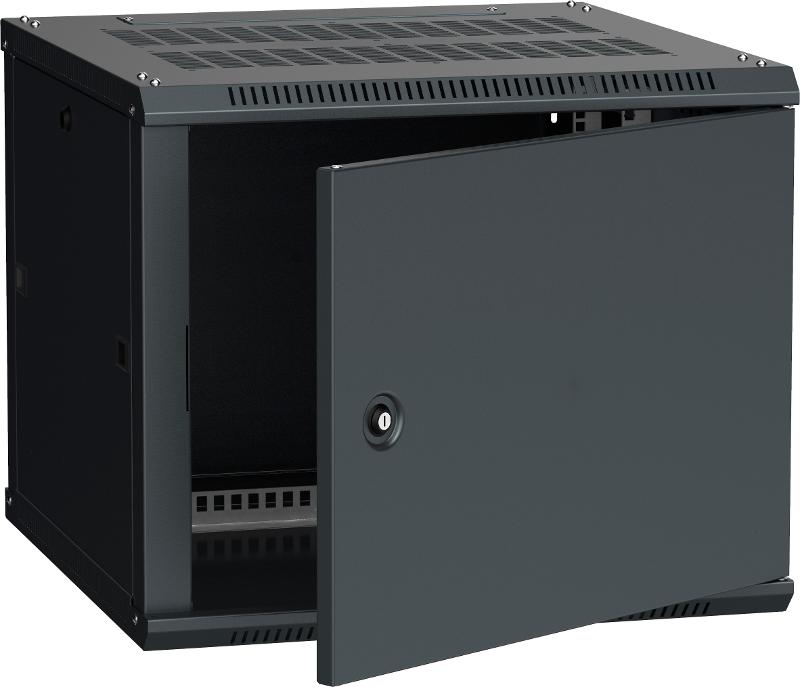 Шкаф LINEA W 6U 600x600 мм дверь металл, RAL9005