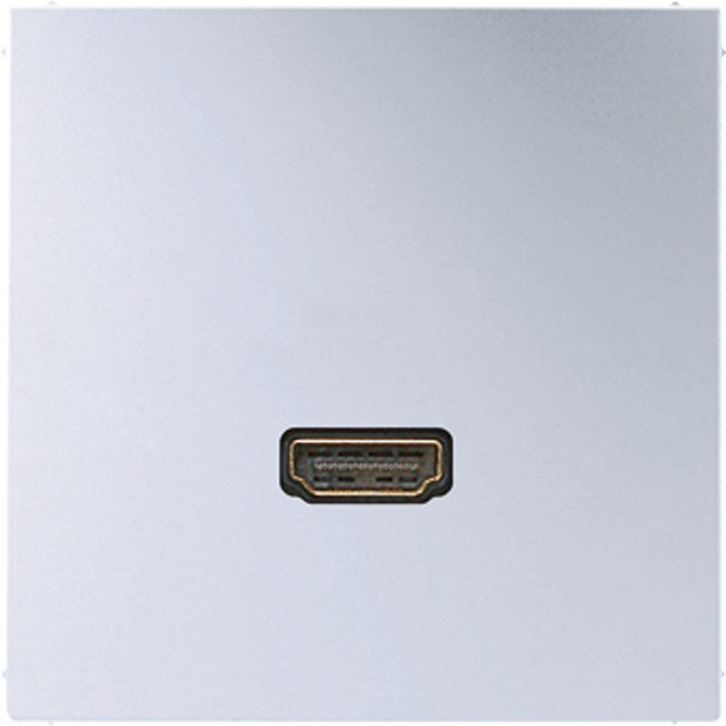 Мультимедиа разъём, HDMI 2.0a, позолоченные контакты; металл; алюминий; Aluminium