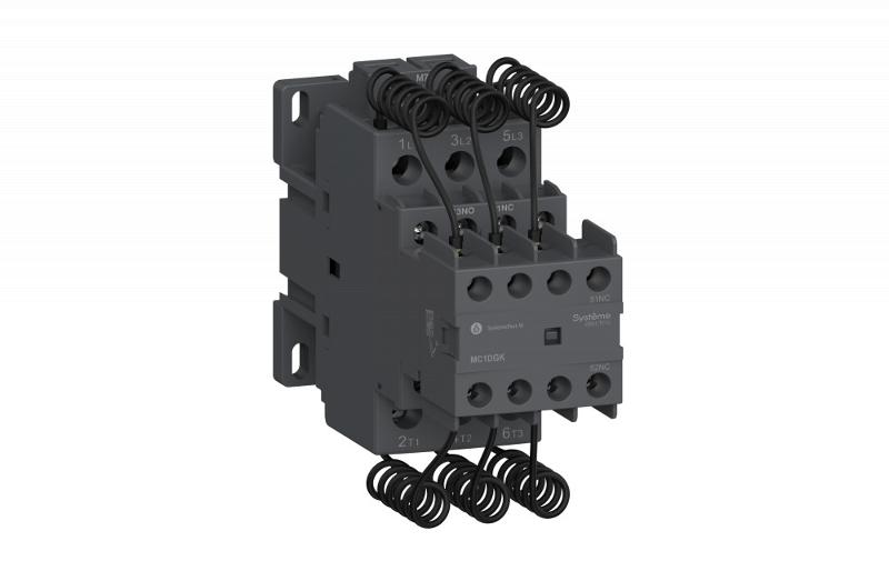 КОНТАКТОР MC1D ДЛЯ КОНДЕНСАТОРНЫХ БАТАРЕЙ 12.5 КВАР 1НО/2НЗ 110V 50/60ГЦ