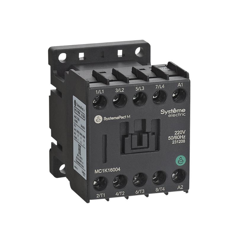 КОНТАКТОР MC1K 4P(4НО) 16A AC400V 50/60Hz