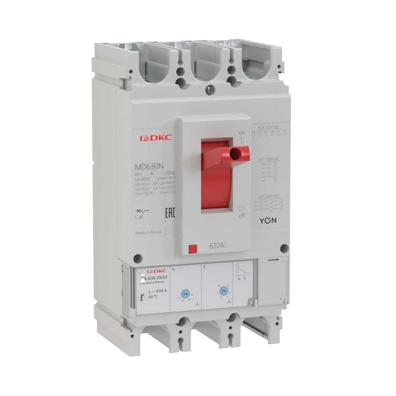 Выключатель автоматический в литом корпусе YON MD630N-TM400 (замена на MNX400L3PTMD0400)