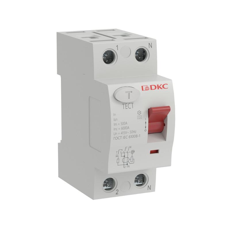 Устройство защитного отключения УЗО YON MDL100 2P 25А 30mA тип A