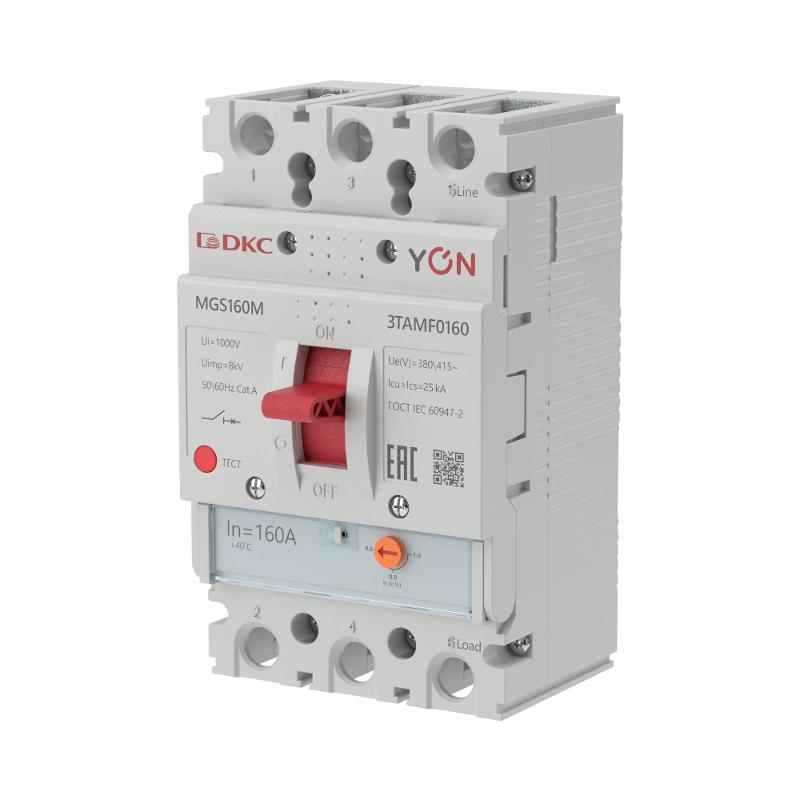 Авт. выкл. YON MGS160 3P 128-160A 25kA
