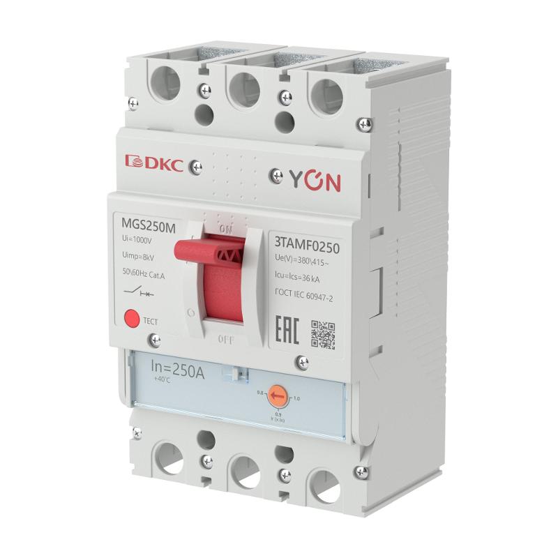 Авт. выкл. YON MGS250 3P 200-250A 36kA