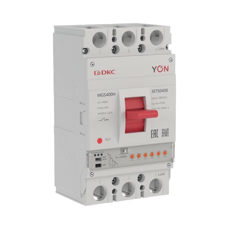 Авт. выкл. YON MGS400H 3P 160-400A 75kA с электронным расцепителем ETS