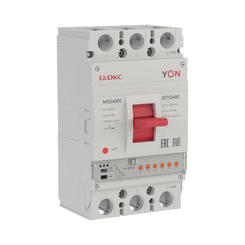 Авт. выкл. YON MGS400S 3P 160-400A 60kA с электронным расцепителем ETS