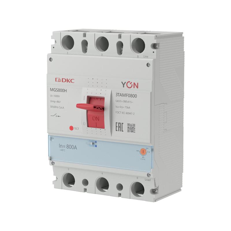 Авт. выкл. YON MGS800 3P 640-800A 75kA