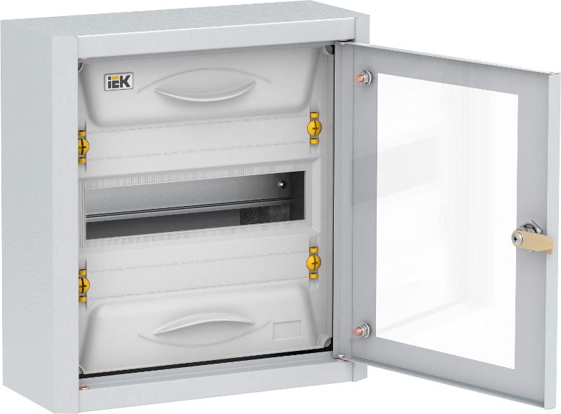 TITAN 5 Корпус металлический ЩРн-12 прозрачная дверь IP31 УХЛ3 (335х310х130мм)