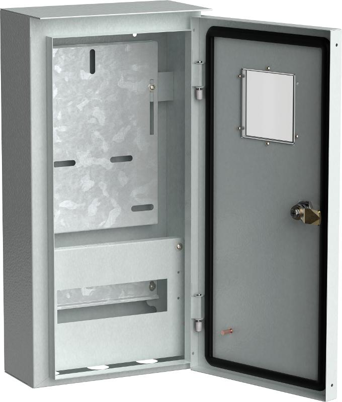 Корпус металлический коттеджный ЩУРн-3/9 (ВхШхГ) 500х250х135мм IP54