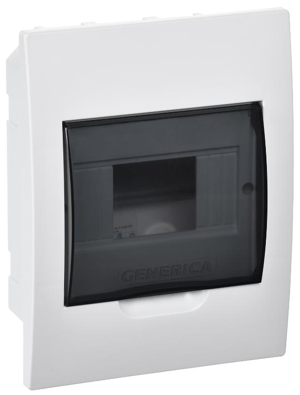 Бокс ЩРВ-П-6 модулей встраиваемый пластик IP41 (222х172х92мм)