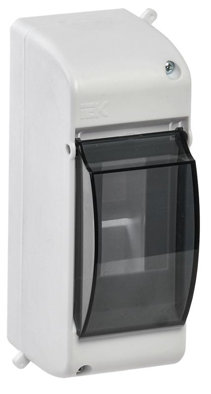 Щит на 2 модуля КМПн 2/2 146х59х83мм IP30 с прозрачной крышкой KREPTA 3