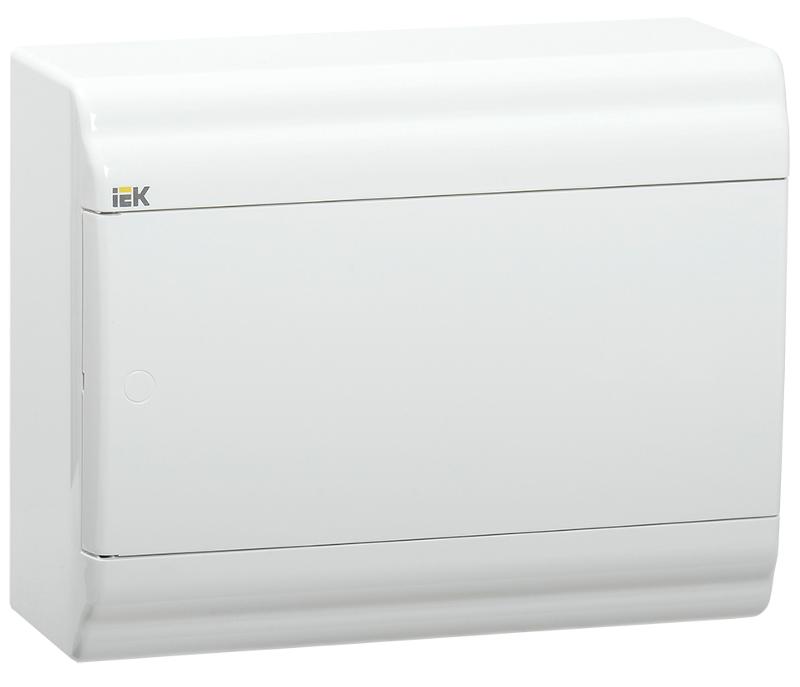 Корпус пластиковый навесной на 9 модулей ЩРН-П-9 IP41 (190х236х100мм) PRIME белая дверь