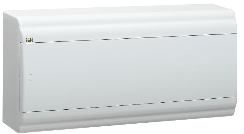 Корпус пластиковый навесной на 18 модулей ЩРН-П-18 IP41 (190х398х100мм) PRIME белая дверь