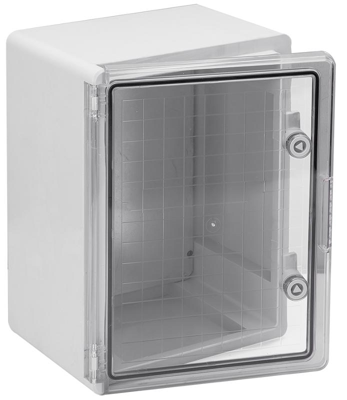Корпус пластиковый ЩМПп 400х300х220 IP65 с прозрачной дверью УХЛ1