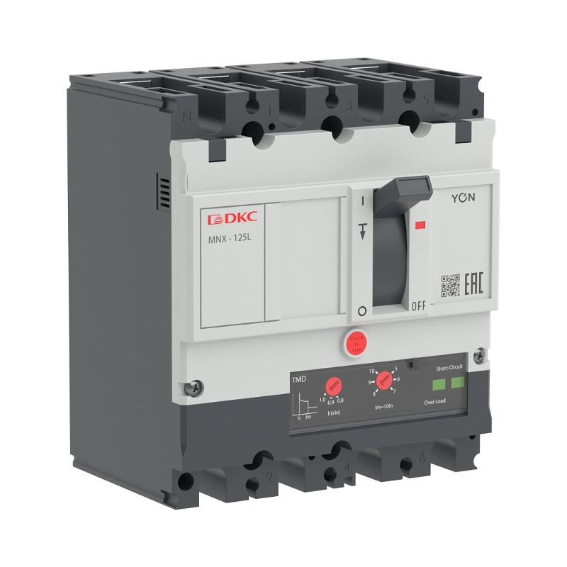 Авт. выкл. YON pro MNX125L 3N 100A 70kA при AC415V расц. TMD