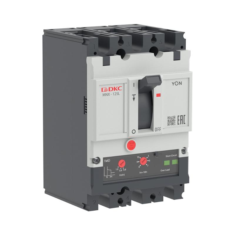 Авт. выкл. YON pro MNX125L 3P 100A 70kA при AC415V расц. TMD
