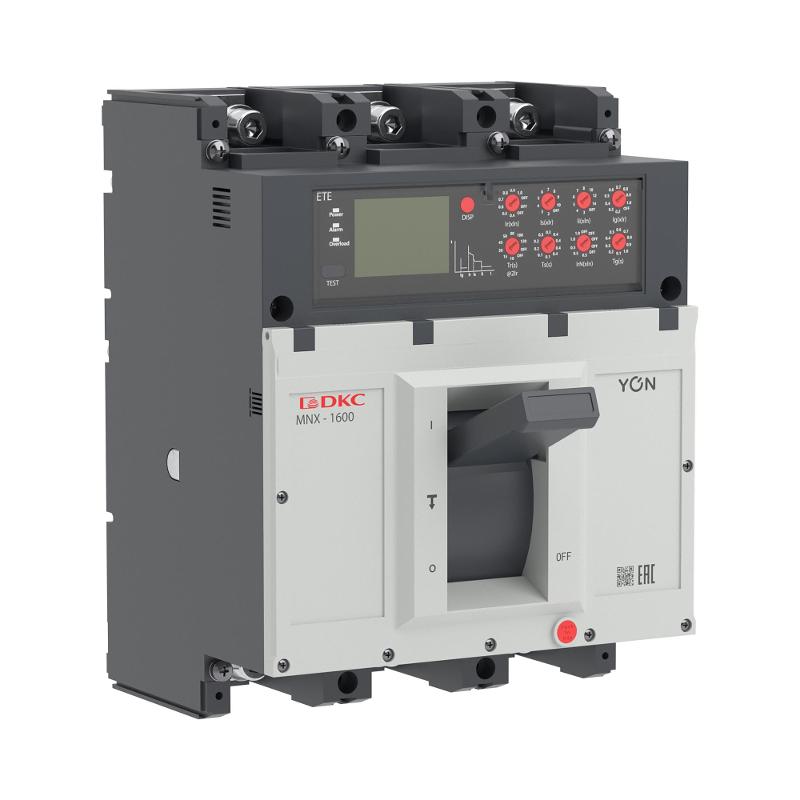 Авт. выкл. YON pro MNX1600L 3P 800A 70kA при AC415V расц. ETA