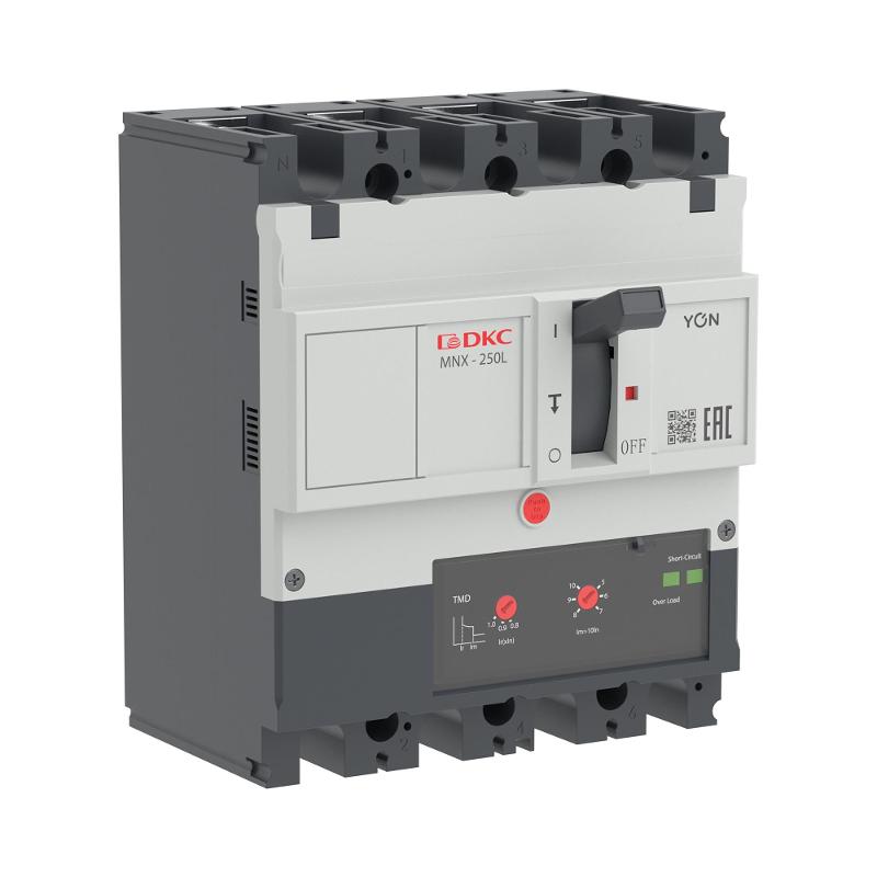 Авт. выкл. YON pro MNX250L 4P 250A 70kA при AC415V расц. TMD
