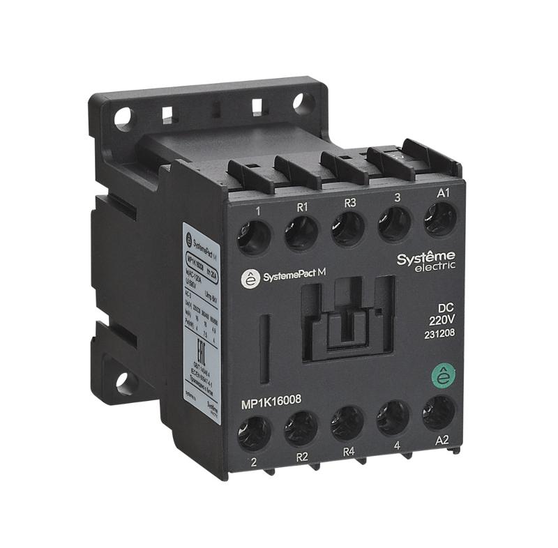 КОНТАКТОР MP1K 4P(4НО) 6A DC24V