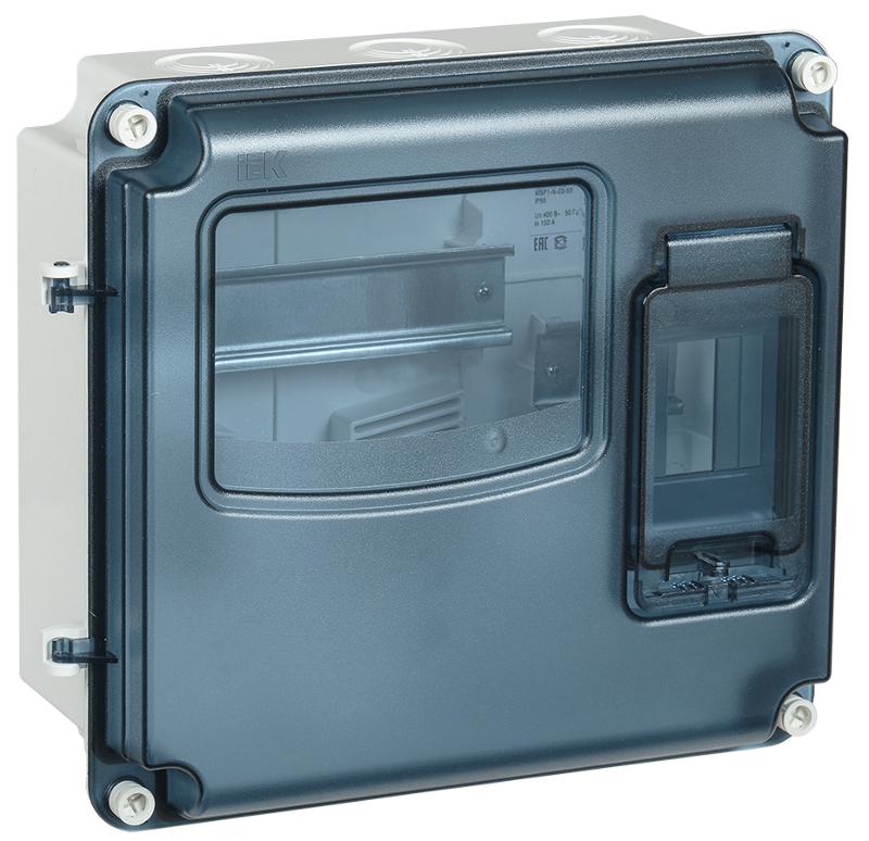 Корпус пластиковый навесной ЩУРн-П 1/3 IP66 PC (250х285х109мм) KREPTA 3