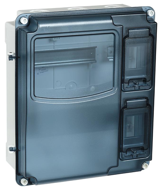 Корпус пластиковый навесной ЩУРн-П 3/6 IP66 PC (360х323х122мм)