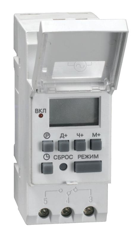 Таймер ТЭ15 цифровой 16А 230В на DIN-рейку