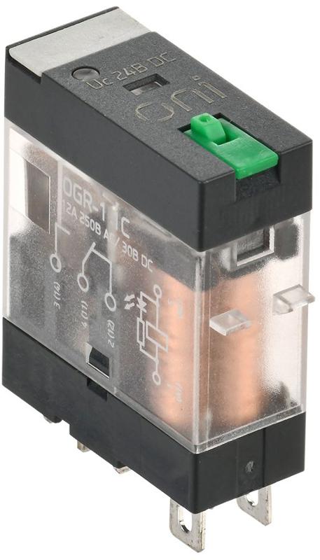 Реле общ. назнач. OGR-1 1C 24В DC с LED и тест. кнопкой