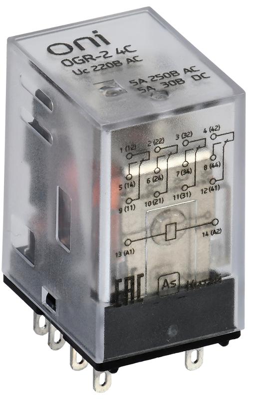 Реле общ. назнач. OGR-2 4C 220В AC ONI