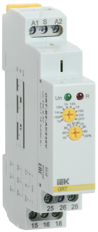 Реле задержки выключения ORT. 2 конт. 230 В AС