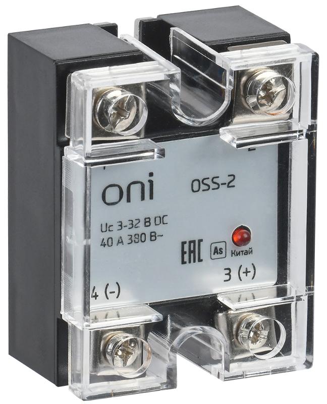 Реле твердотельное OSS-2 40А 380В AC 3-32В DC ONI