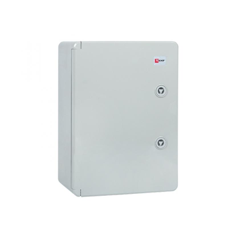 Бокс пластиковый с монтажной платой (ВхШхГ) 400х300х170мм IP65 PROxima