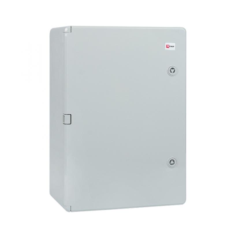 Бокс пластиковый с монтажной платой (ВхШхГ) 500х350х190мм IP65 PROxima