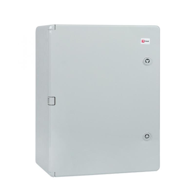 Бокс пластиковый с монтажной платой (ВхШхГ) 500х400х180мм IP65 PROxima