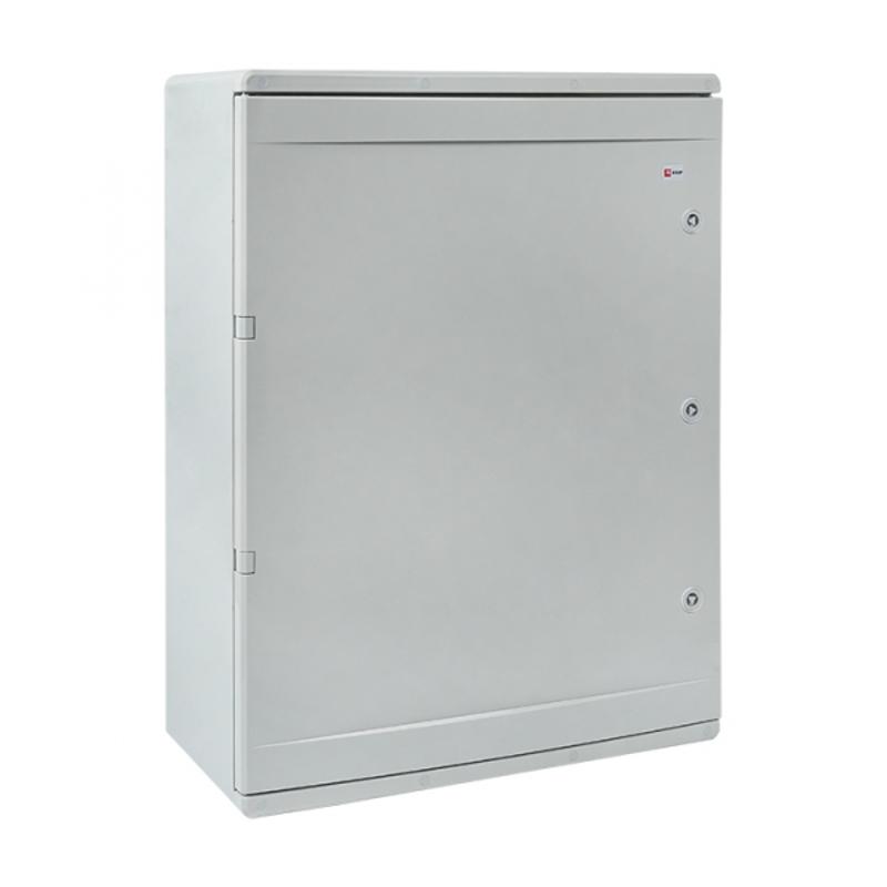 Бокс пластиковый с монтажной платой (ВхШхГ) 800х600х260мм IP65 PROxima
