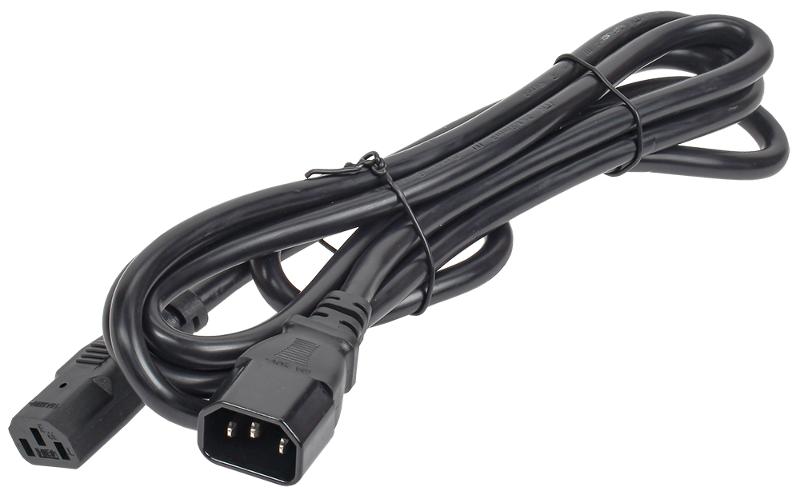 Кабель электропитания PDU 3х1,5 3М с разъёмами С13-C14