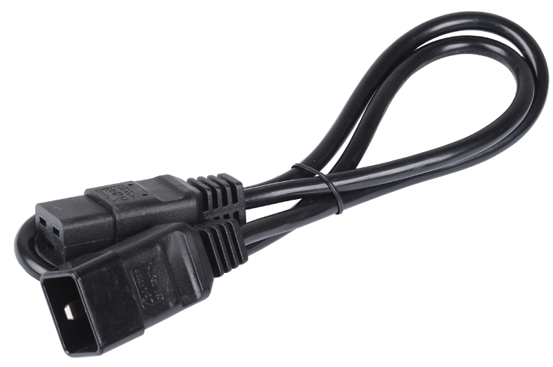 Кабель электропитания PDU 3х1,5 3М с разъёмами С19-C20