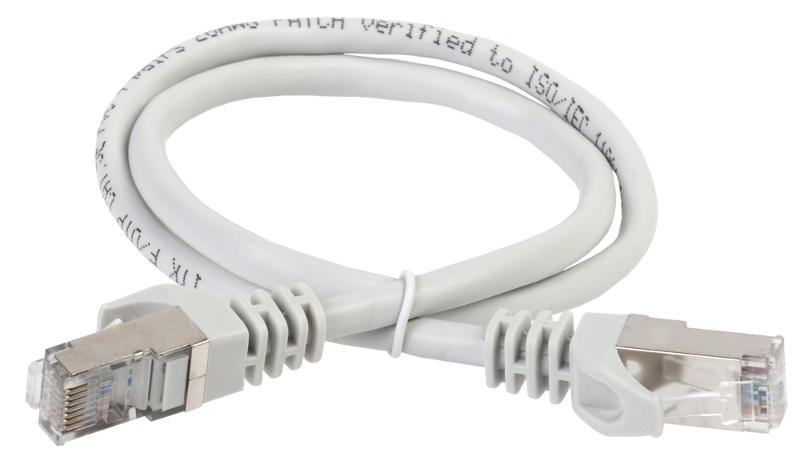 Коммутационный шнур (патч-корд), кат.5Е FTP, LSZH, 1,5м, серый