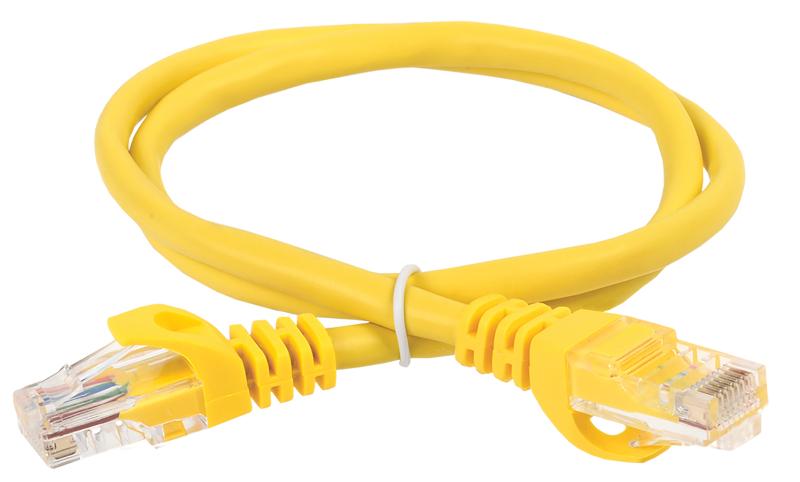 Коммутационный шнур кат. 5Е UTP PVC 15м желтый