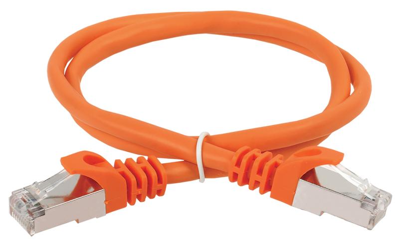 Коммутационный шнур кат. 6 FTP PVC 0,5м оранжевый
