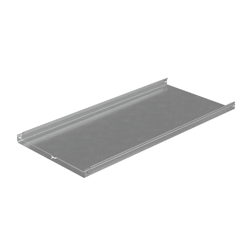 Лоток неперф. 50х600х1,0 L2500 мм "Быстрый монтаж ПЛЮС" INOX304
